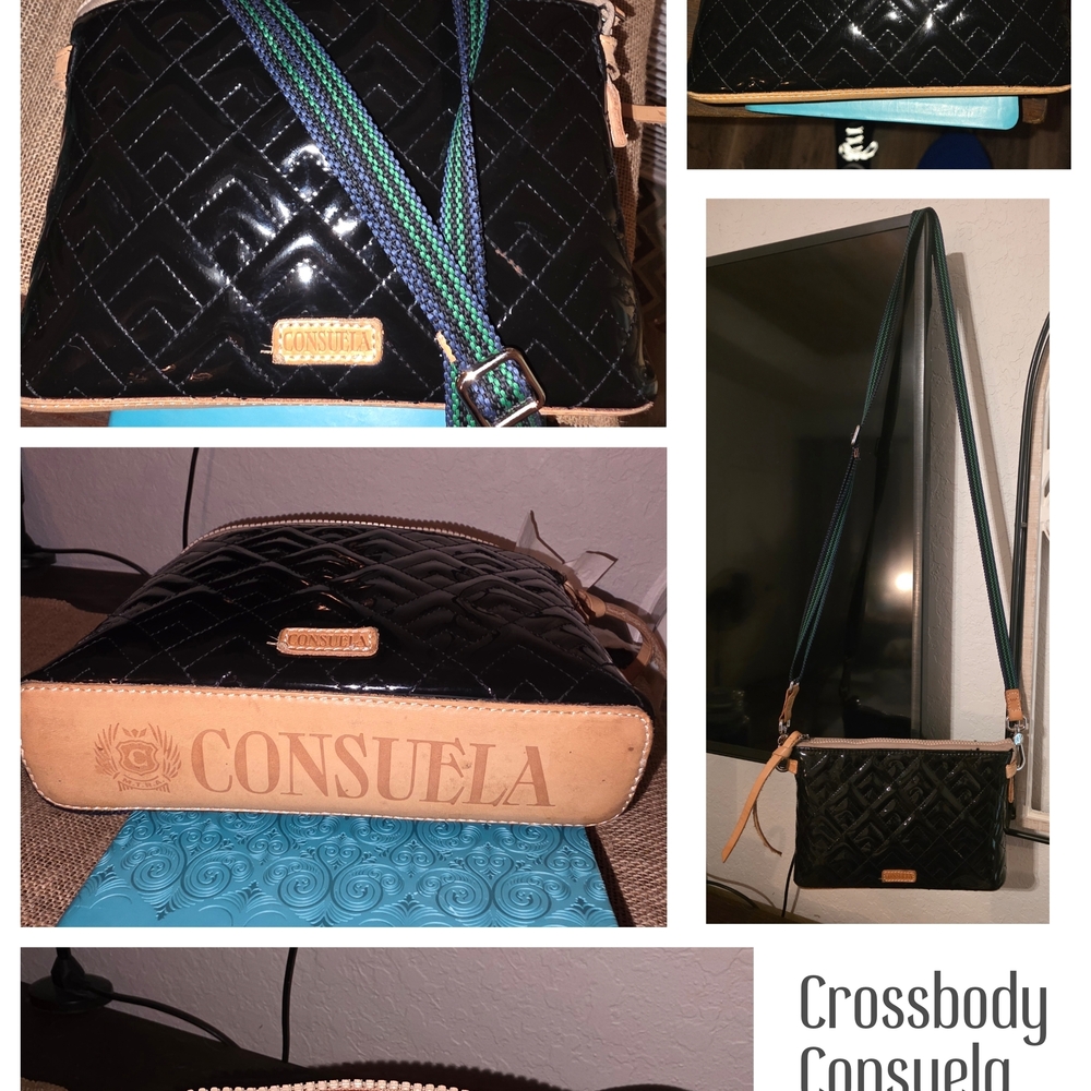 Consuela Black Crossbody Bag Great Used Condition